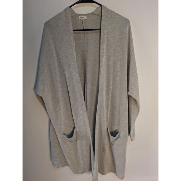 Donni Womens Grey Open Front Cardigan, One Size - Picture 2 of 7
